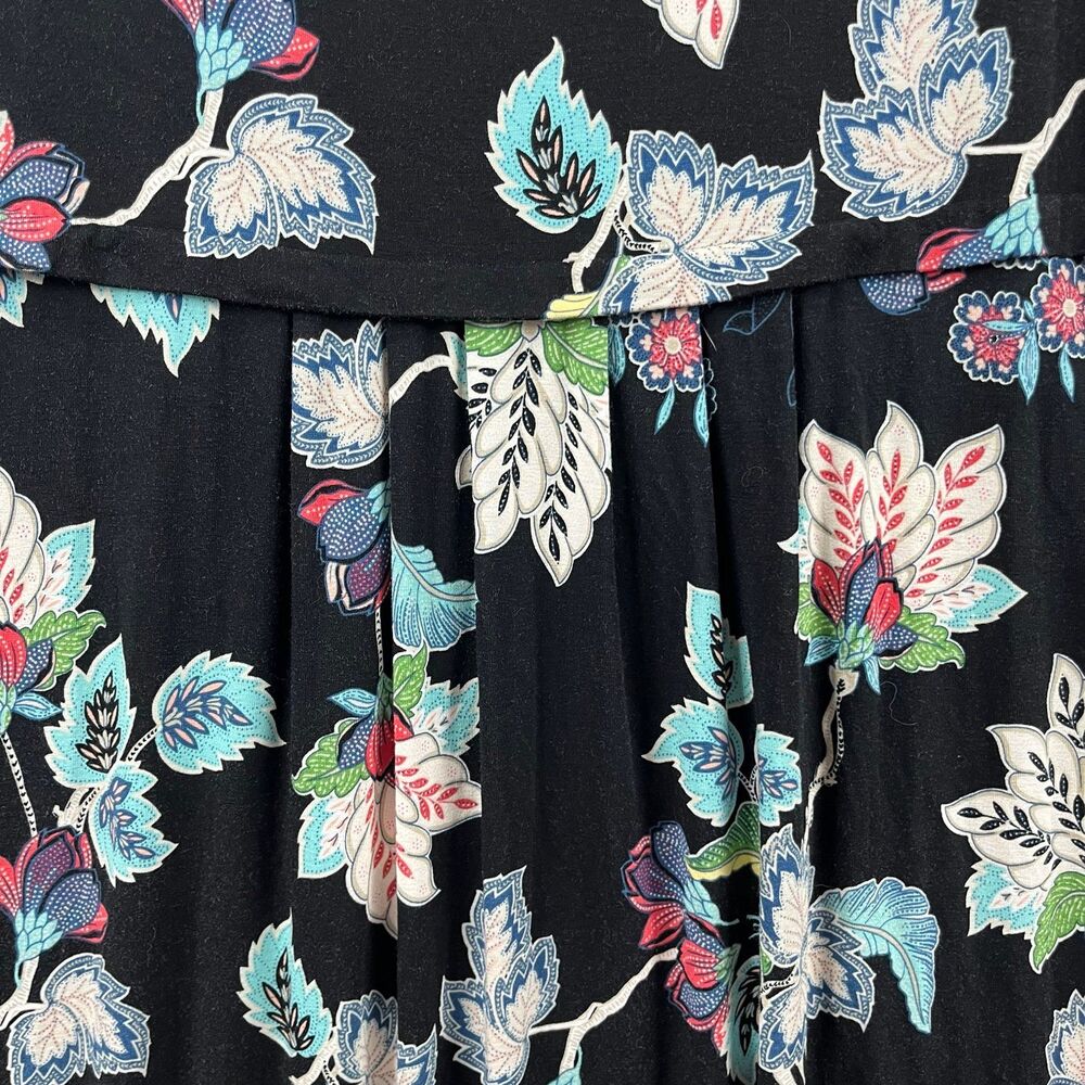 J.Jill Wearever Collection 2X Floral Dress Rayon Spandex Stretch Comfortable - Picture 6 of 8